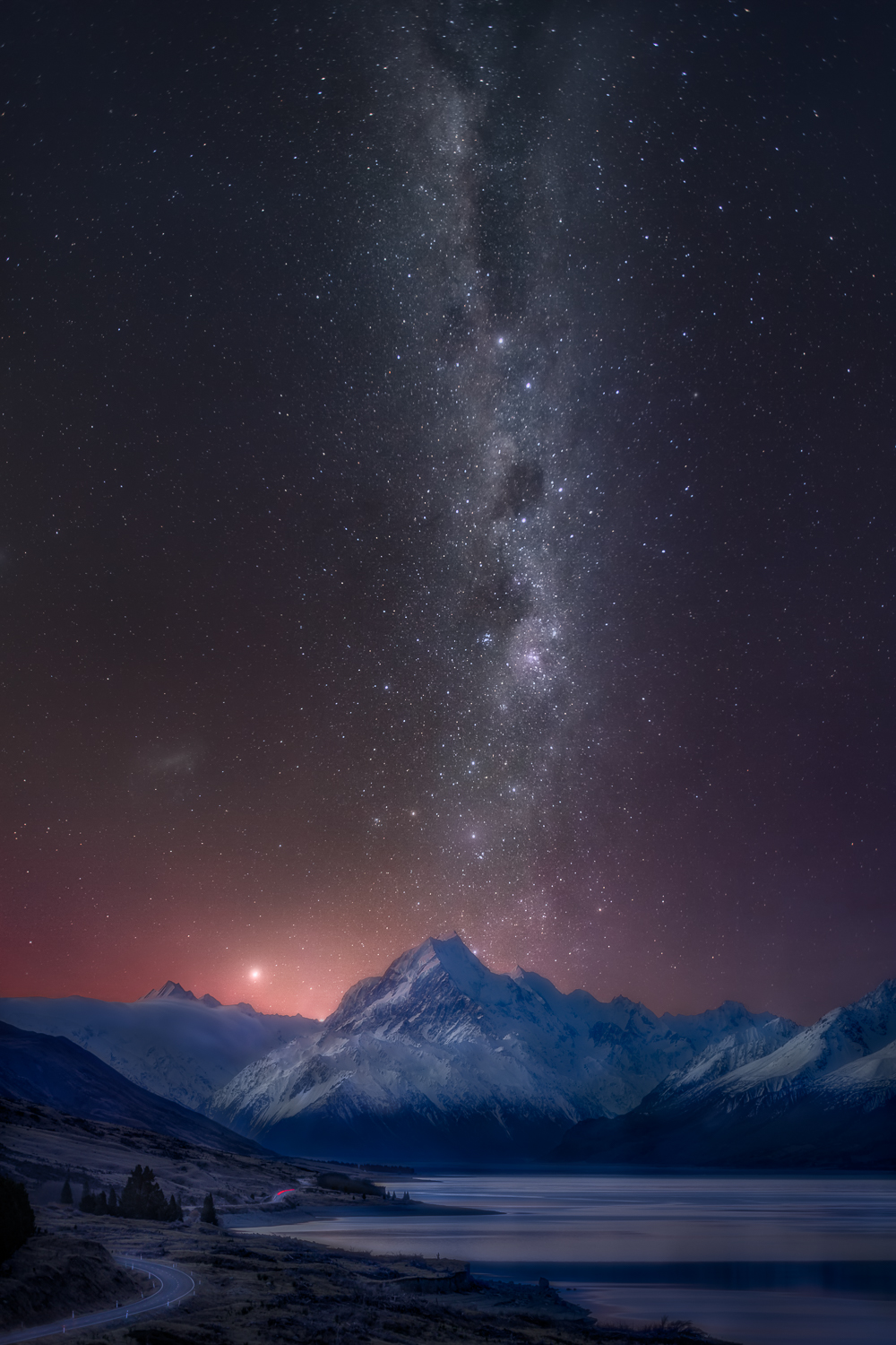 Aoraki Mount Cook National Park at Night Astro, New Zealand 6 day tour | We Are Raw Photography