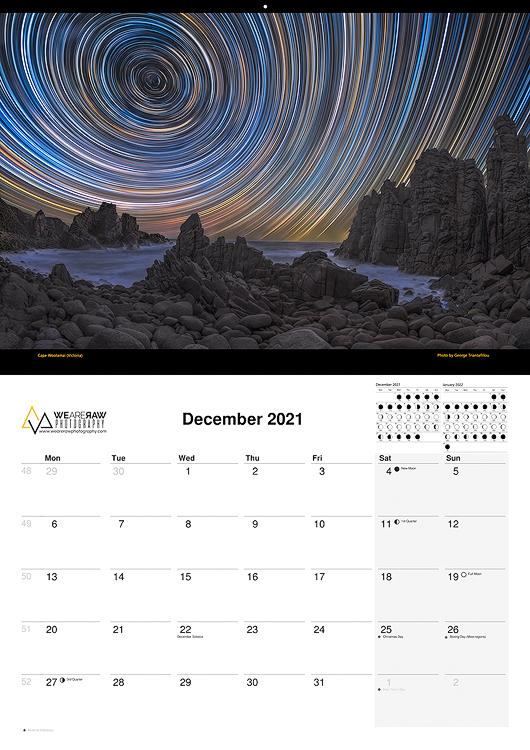 Australia Landscape Photography Calendar 2021 - We Are Raw Photography