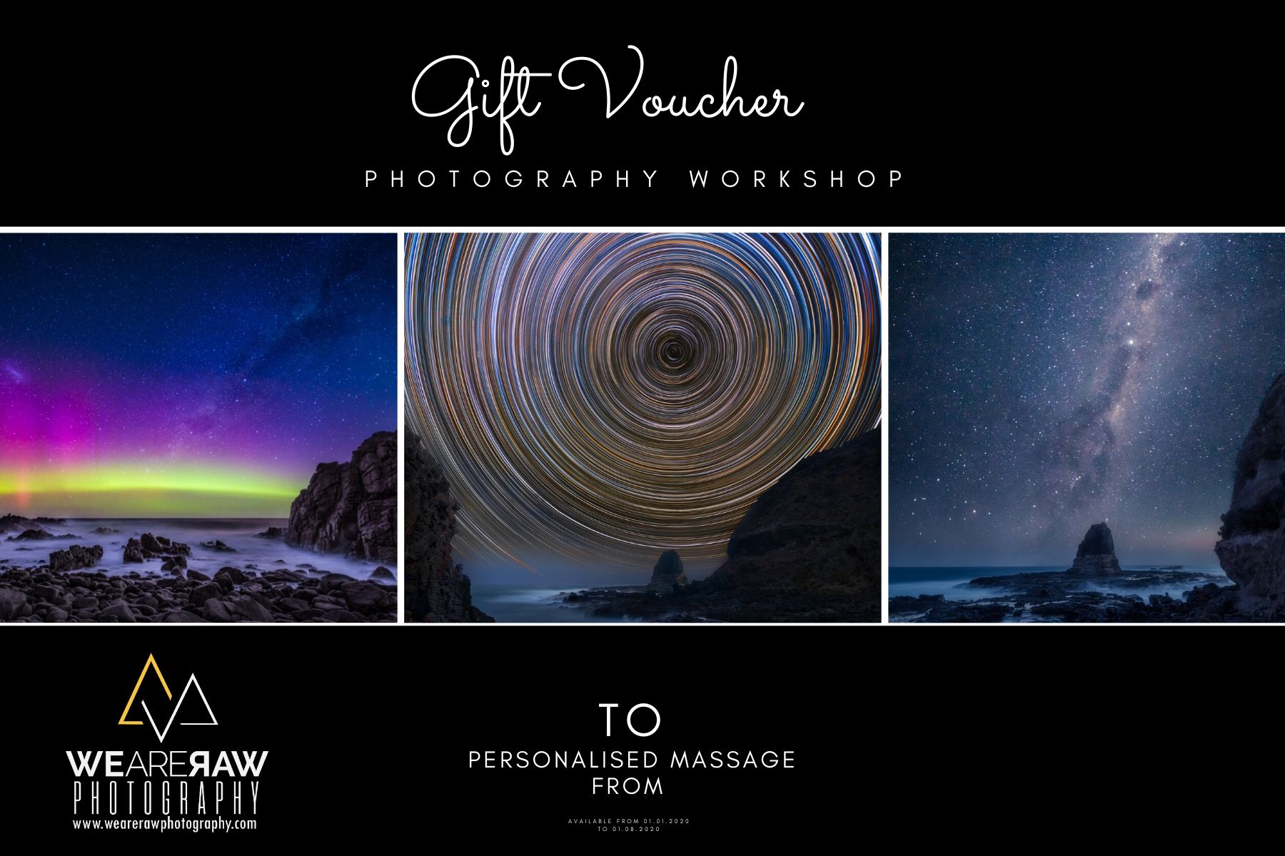 Photography Workshop Gift Vouchers-Personalised Gifts voucher gift idea photo workshops courses lessons_We Are Raw Photography Workshops Tours Melbourne